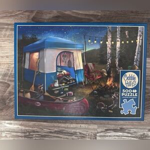 Cobble Hill by New Balance Night Camping Puzzle - 500 Pieces